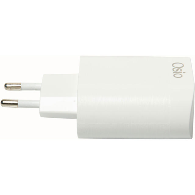 OSIO OTU-5904W ΔΙΠΛΟΣ ΦΟΡΤΙΣΤΗΣ ΚΙΝΗΤΟΥ ΜΕ USB TYPE-C ΚΑΙ USB TYPE-A - 18W