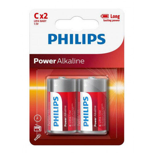 PHILIPS LR14P2B/GRS ΑΛΚΑΛΙΚΕΣ ΜΠΑΤΑΡΙΕΣ ΥΨΗΛΗΣ ΑΠΟΔΟΣΗΣ 2 ΤΜΧ C