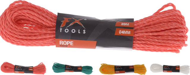 FX ROPE 20M 4MM 4 ΔΙΑΦΟΡΕΤΙΚΑ ΧΡΩΜΑΤΑ