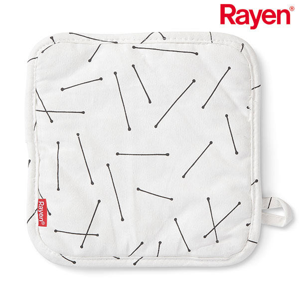 RAYEN INSULATING OVEN MITT 21X21CM CANVAS EDITION