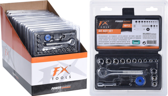 SOCKET WRENCH SET 16PCS IN BOX