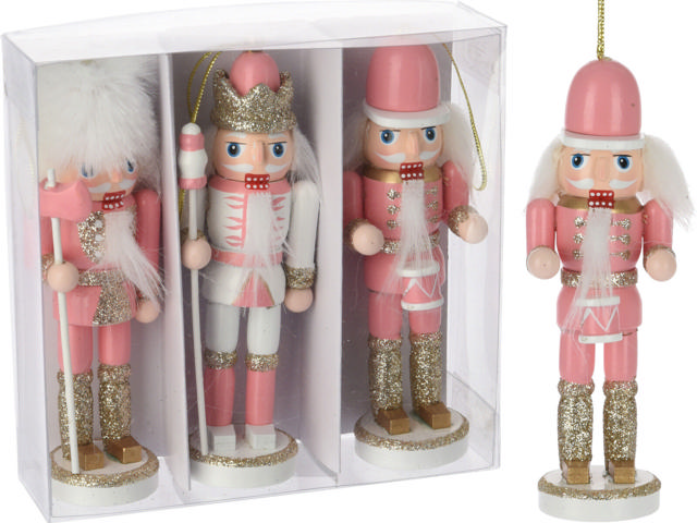 NUTCRACKER 12CM SET 3PCS