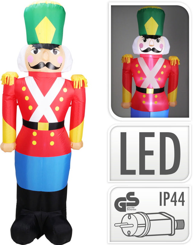 NUTCRACKER INFLATABLE WITH LED