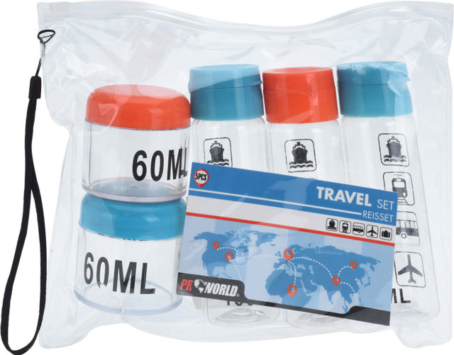 TRAVEL BOTTLE SET 5PCS