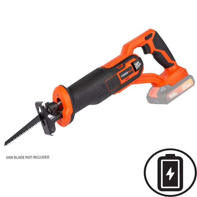 POWERPLUS POWDP25100 RECIPROCATING SAW 20V SOLO NO BATTERY INCLUDED