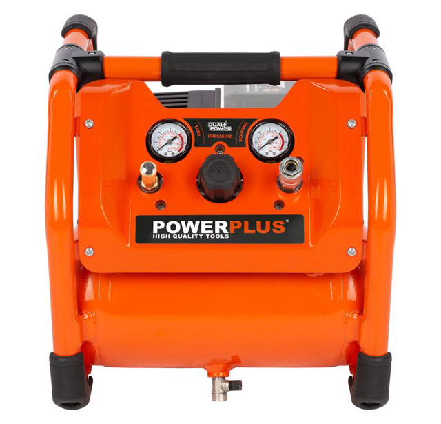 POWERPLUS POWDP7070 AIR COMPRESSOR 40V/5LTR/8 BAR SOLO NO BATTERY INCLUDED