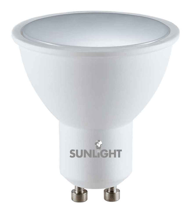 SUNLIGHT LED 7.5W LAMP GU10 700LM 6500K 120° FROSTED