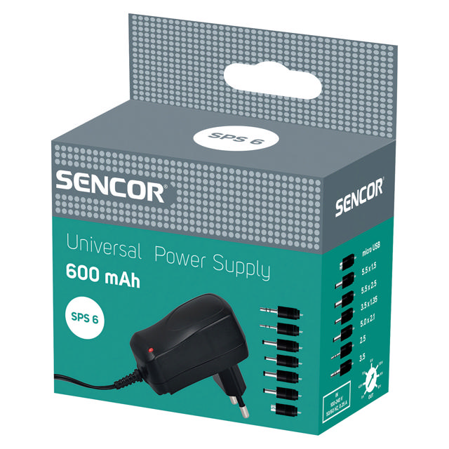 SENCOR SPS 6 UNIVERSAL SWITCHING ΜΟΝΑΔΑ ΤΡΟΦΟΔΟΣΙΑΣ 600 MAH