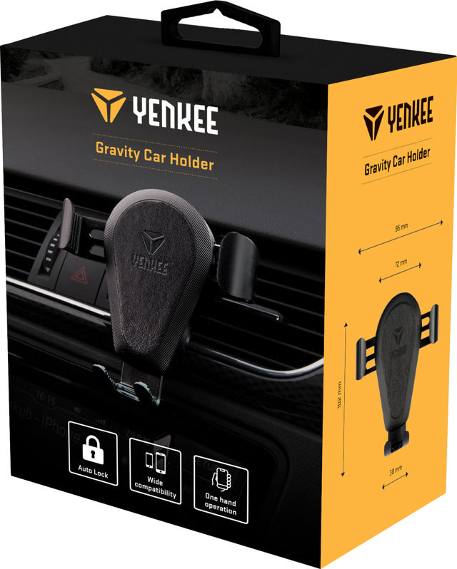 YENKEE YSM 410 GRAVITY CAR HOLDER FOR SMARTPHONES