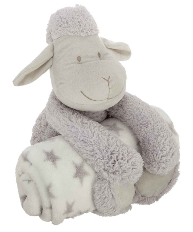 ATMOSPHERA KID BLANKET WITH SHEEP PLUSH