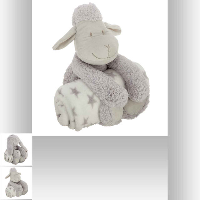 ATMOSPHERA KID BLANKET WITH SHEEP PLUSH