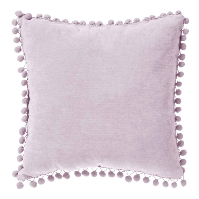 ATMOSPHERA CUSHION WITH POMPOM 40X40CM PINK