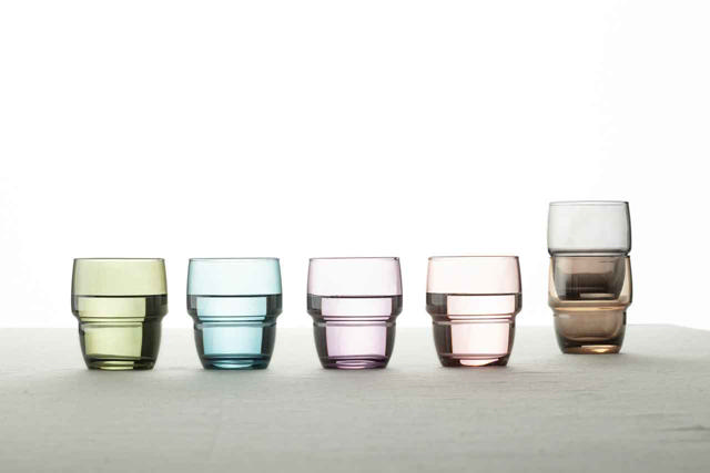 SECRET DE GOURMET SET6 GLASSES RODRIG 28CL ASSORTED COLORS