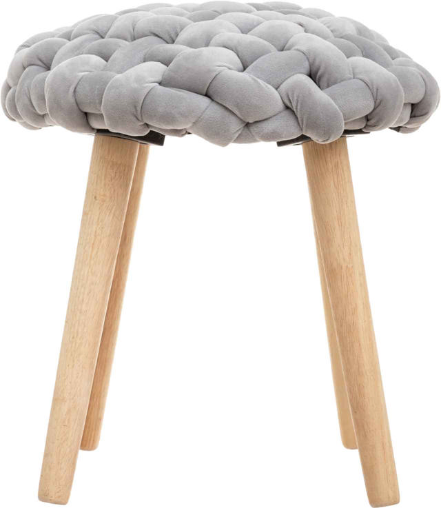 ATMOSPHERA STOOL AKEMI 39X44CM GREY