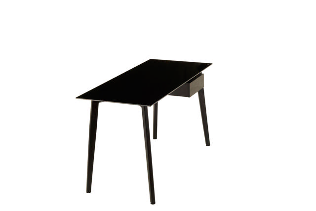 SUPERLIVING COMPUTER TABLE 130X60X76CM BLACK