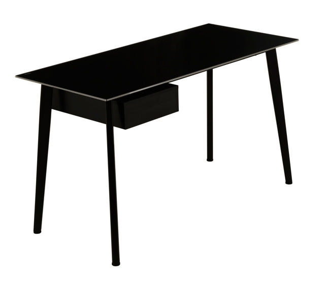 SUPERLIVING COMPUTER TABLE 130X60X76CM BLACK