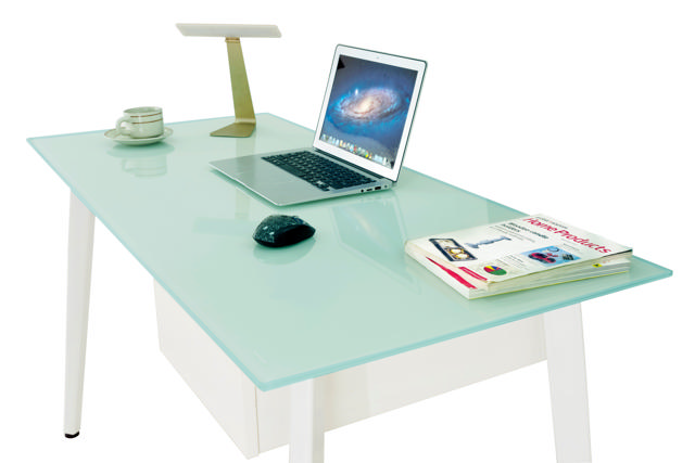 SUPERLIVING COMPUTER TABLE 130X60X76CM WHITE