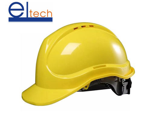 ELTECH SAFETY HELMET YELLOW CE EN397 CE