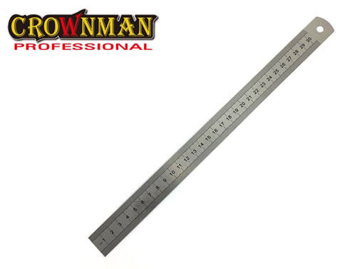 CROWNMAN STEEL RULER 30CM