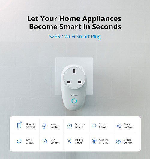 SONOFF WIFI SMART PLUG UK