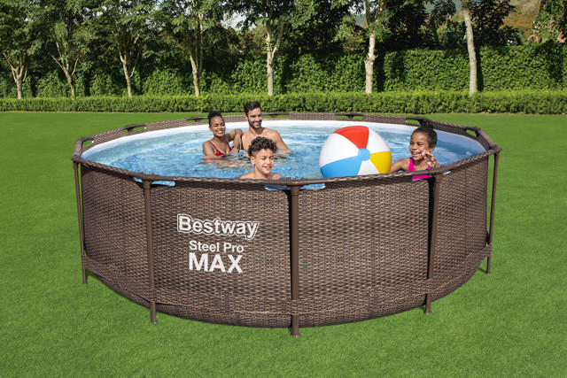 BESTWAY 56709 STEEL PRO MAX ROUND FRAME POOL 366X100CM