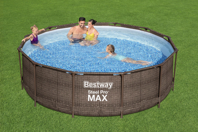 BESTWAY 56709 STEEL PRO MAX ROUND FRAME POOL 366X100CM