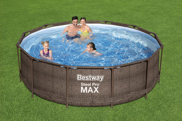 BESTWAY 56709 STEEL PRO MAX ROUND FRAME POOL 366X100CM