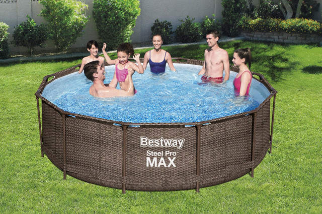 BESTWAY 56709 STEEL PRO MAX ROUND FRAME POOL 366X100CM