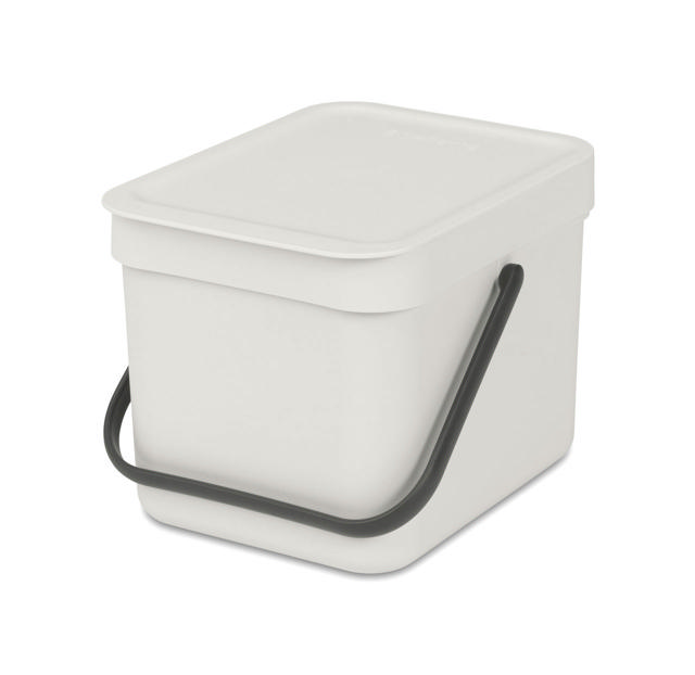 BRABANTIA SORT & GO WASTE BIN 6L ΑΠΑΛΟ ΓΚΡΙ