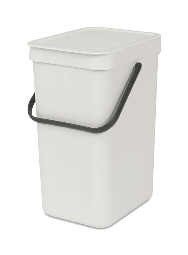 BRABANTIA SORT & GO WASTE BIN 12L LIGHT GREY