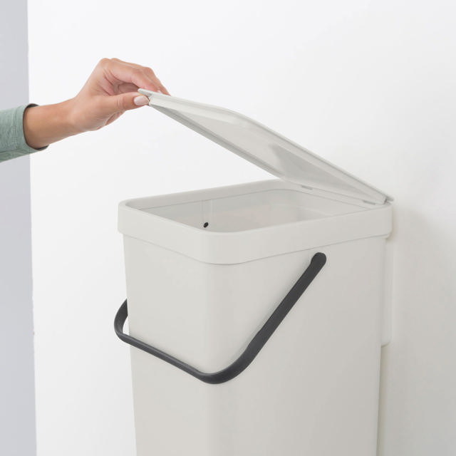 BRABANTIA SORT & GO WASTE BIN 16L LIGHT GREY