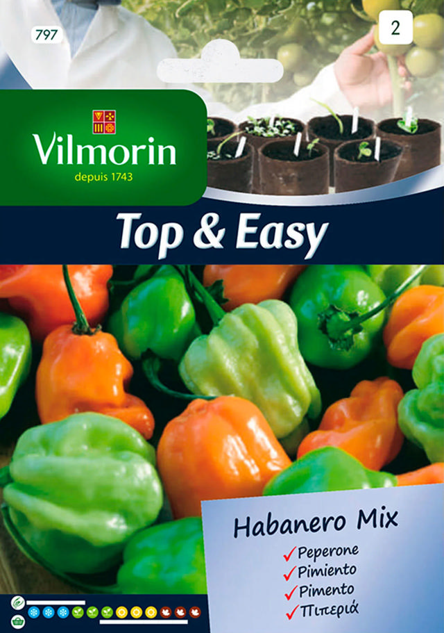 VILMORIN PEPER MIX COLOUR 0.1GR