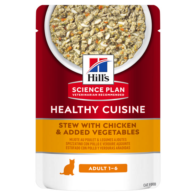 HILLS SCIENCE PLAN FELINE ADULT CHICKEN STEW POUCH 0.08KG