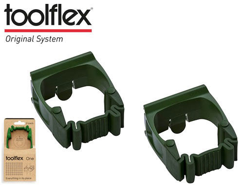 TOOLFLEX ONE 2PCS + ADAPTER ΚΡΕΜΑΣΤΡΑ ΣΚΟΥΠΑΣ 15-35MM ΠΡΑΣΙΝΟ