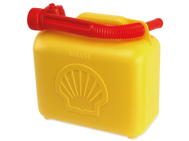 SHELL JERRY CANISTER 5L YELLOW