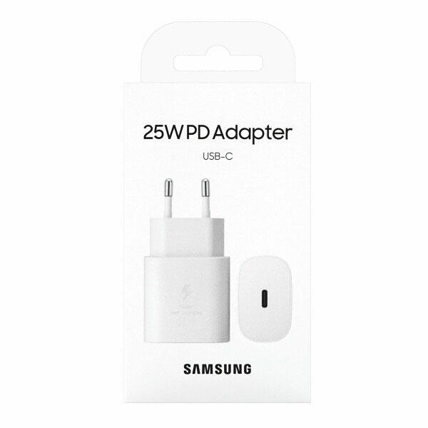 SAMSUNG ΦΟΡΤΙΣΤΗΣ ΤΟΙΧΟΥ 25W 1X TYPE-C ΛΕΥΚΟΣ