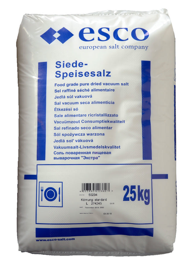 FOOD GRADE PDV SALT 25KG