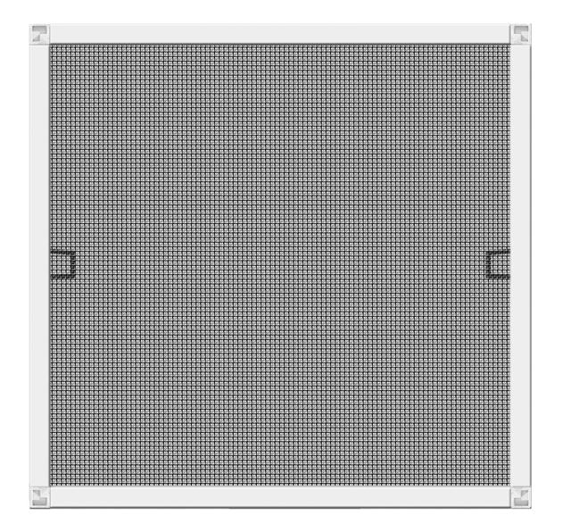 SCHELLENBERG FLY SCREEN FRAMED 100X120CM WHITE