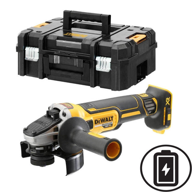 DEWALT DCG405NT-XJ ΓΩΝΙΑΚΟΣ ΤΡΟΧΟΣ 18V 125MM SOLO