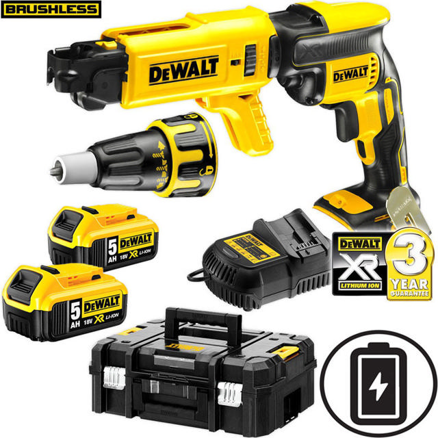 DEWALT DCF620P2K-QW ΚΑΤΣΑΒΙΔΙ ΓΥΨΟΣΑΝΙΔΑΣ ΜΠΑΤΑΡΙΑΣ 18V 2X5AH