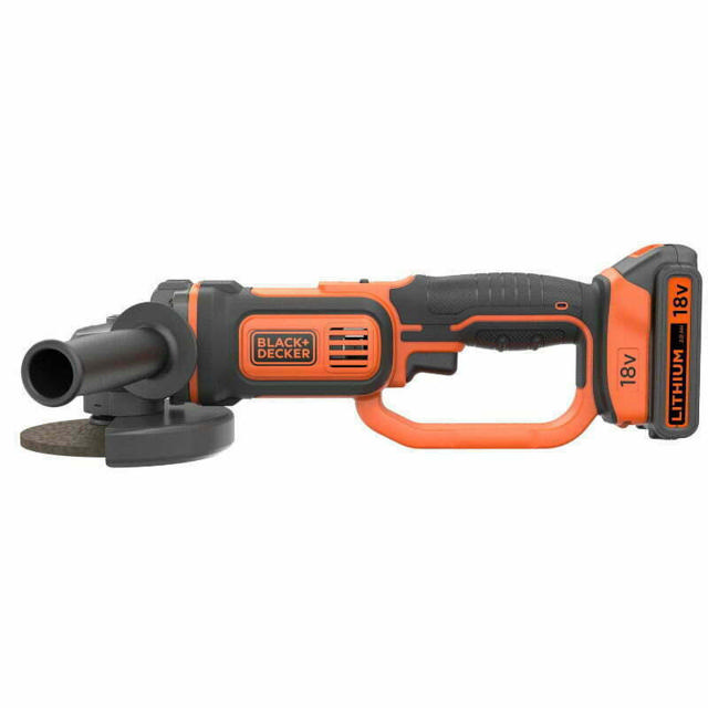 BLACK & DECKER BCG720N-XJ ΓΩΝΙΑΚΟΣ ΤΡΟΧΟΣ 125MM SOLO BATTERY 18V