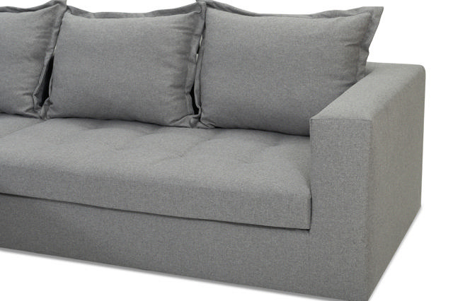 ERNESTO SOFA CORNER GREY 250X170CM