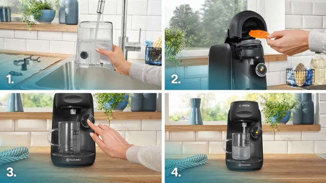 BOSCH TAS16B2 TASSIMO FINESSE BLACK 1400W