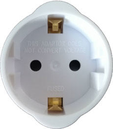 SCHUKO ADAPTOR UK PLUG