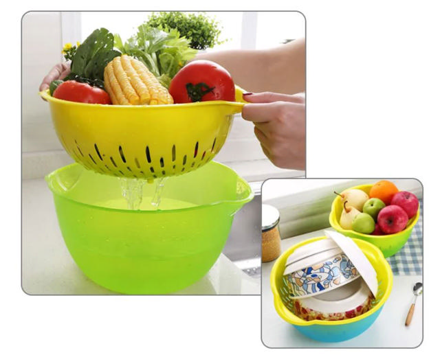 HOME COLANDER W/BOWL 33CM 6.2L