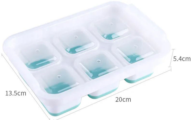 HOME ICE CUBE TRAY 'LARGE ICE' 20X13X5CM HXKH027-1Q