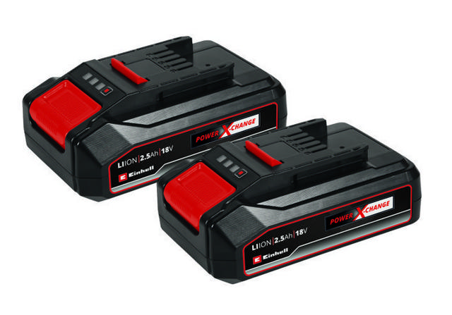 EINHELL POWER X-CHANGE 2 BATTERIES 18V CAPACITY 2.5Ah