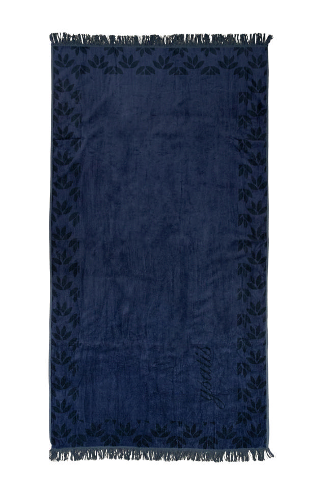 BEACH TOWEL VELOUR 90X170CM GREY