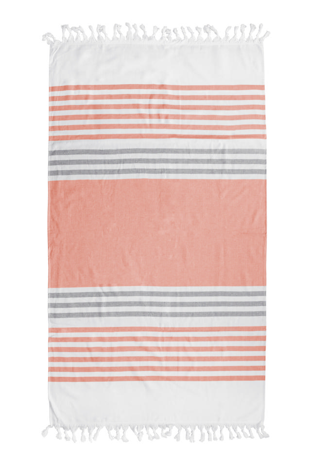 BEACH TOWEL YSATIS 90X160CM CORAL