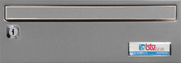 BTV MAIL BOX BARAJAS TITANIUM 345X250X124MM